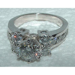 4.01 Ct. White Gold Real Diamond Ring Engagement Ring