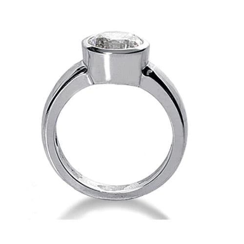 4.02 Carat Natural Diamond Solitaire Ring 