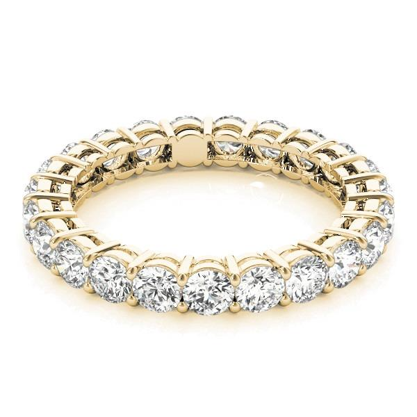 Diamond Eternity Band – side view