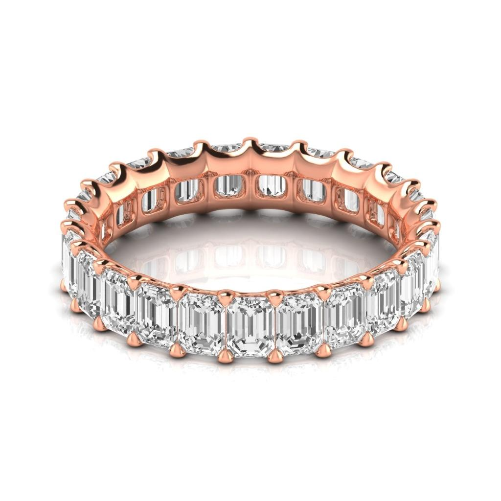 Handcrafted Eternity Band 0.20 ct – front view
