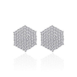 4.80 Ct Round Brilliant Cut Real Diamonds Ladies Studs Earrings White Gold