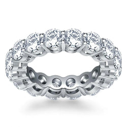 4.80 Carats Round Lab Grown Diamond Wedding Band Ring White Gold Jewelry