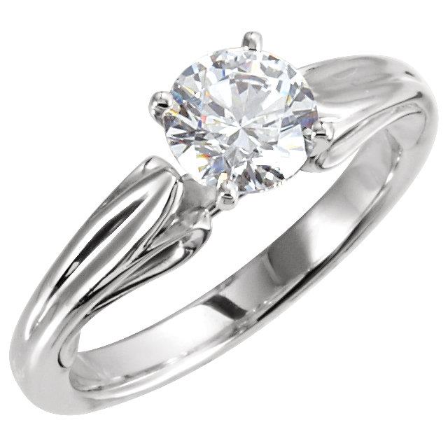 1.50 Carat Round Brilliant Natural Earth Mined Diamond Solitaire Ring Prong Setting