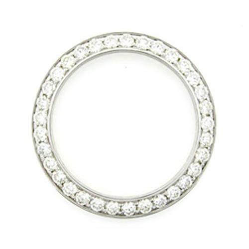 4 Carats Custom Natural Diamond Bezel To Fit Rolex Datejust Or President Watch