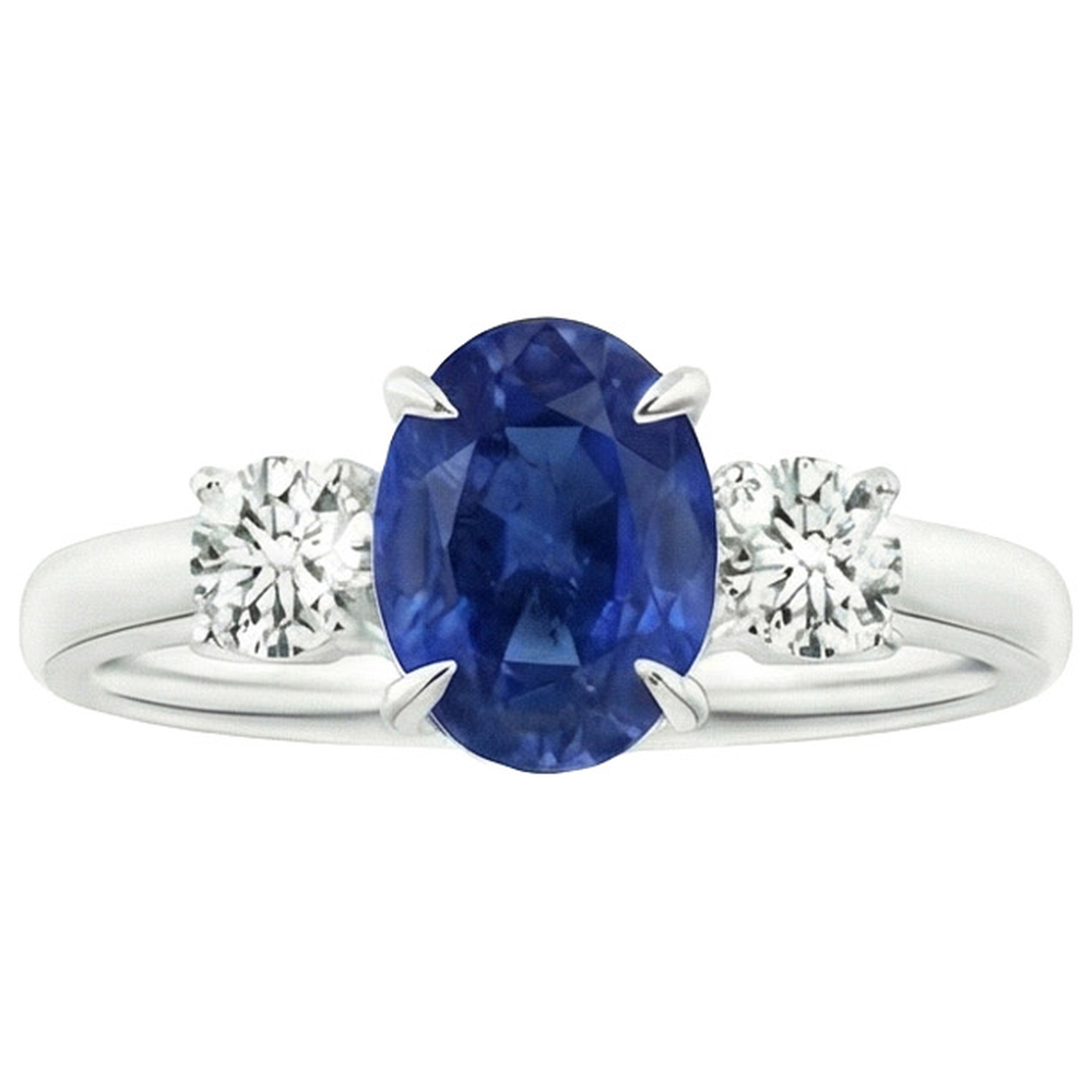 5 Ct Sapphire Anniversary Ring