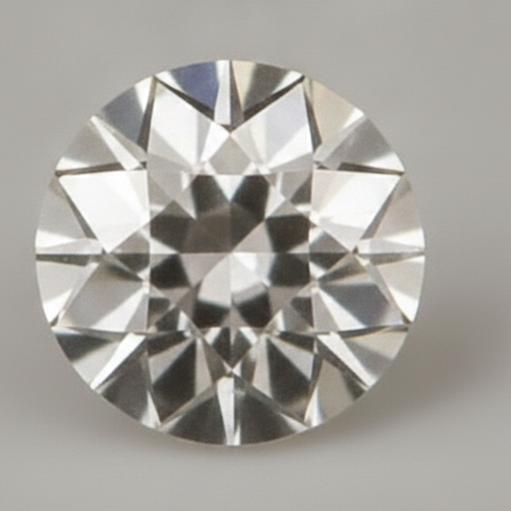 5 Carat Loose Diamond Natural Authentic Antique Old European Round Cut H VS1