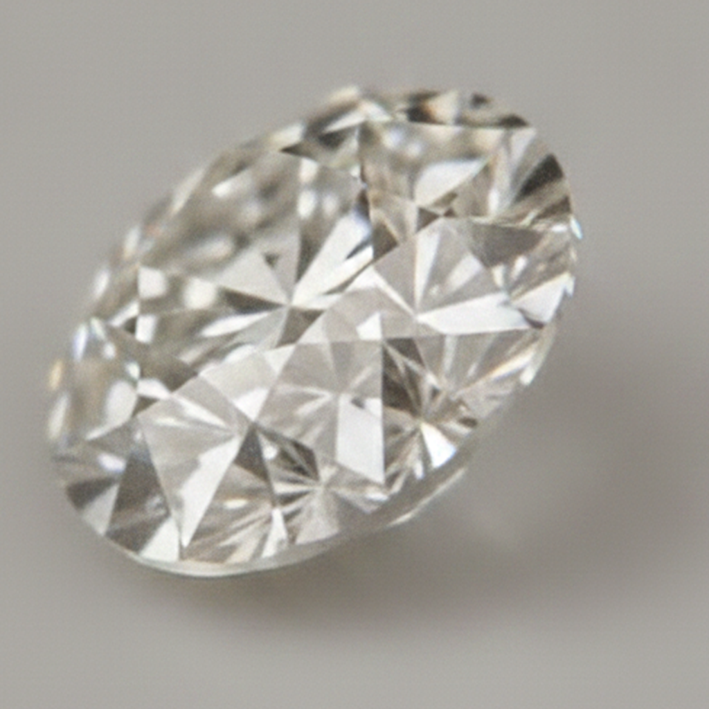 5 Carat Loose Diamond Natural Authentic Antique Old European Round Cut H VS1