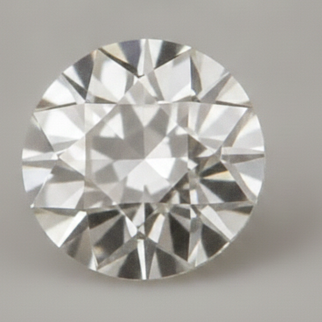 5 Carat Loose Diamond Natural Authentic Antique Old European Round Cut H VS1