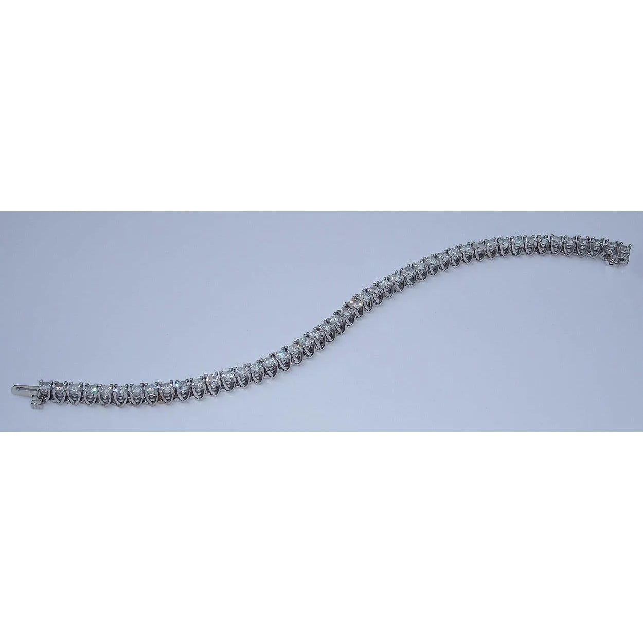 5.52 Carats Lab Grown Diamonds Tennis Bracelet Jewelry Antique Style