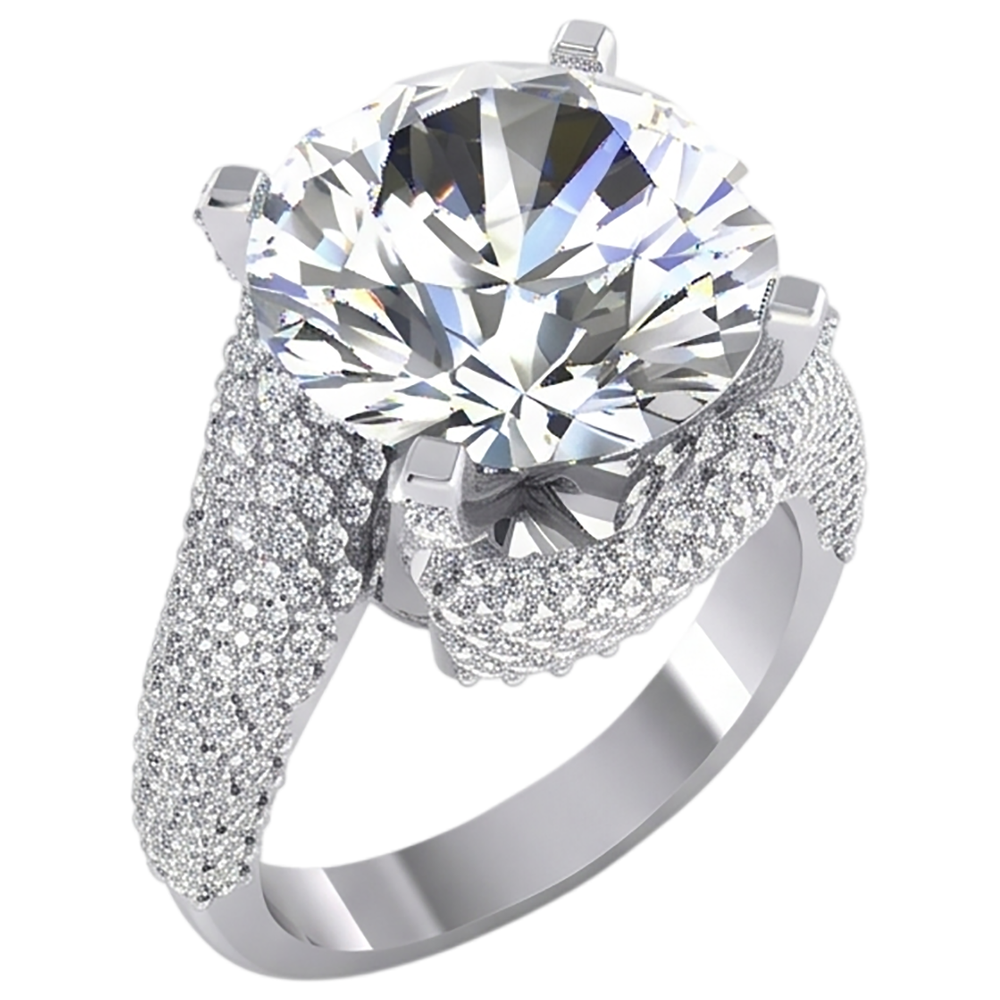 50K Natural Earth Mined Diamond ( Not Lab Grown ) Ring
