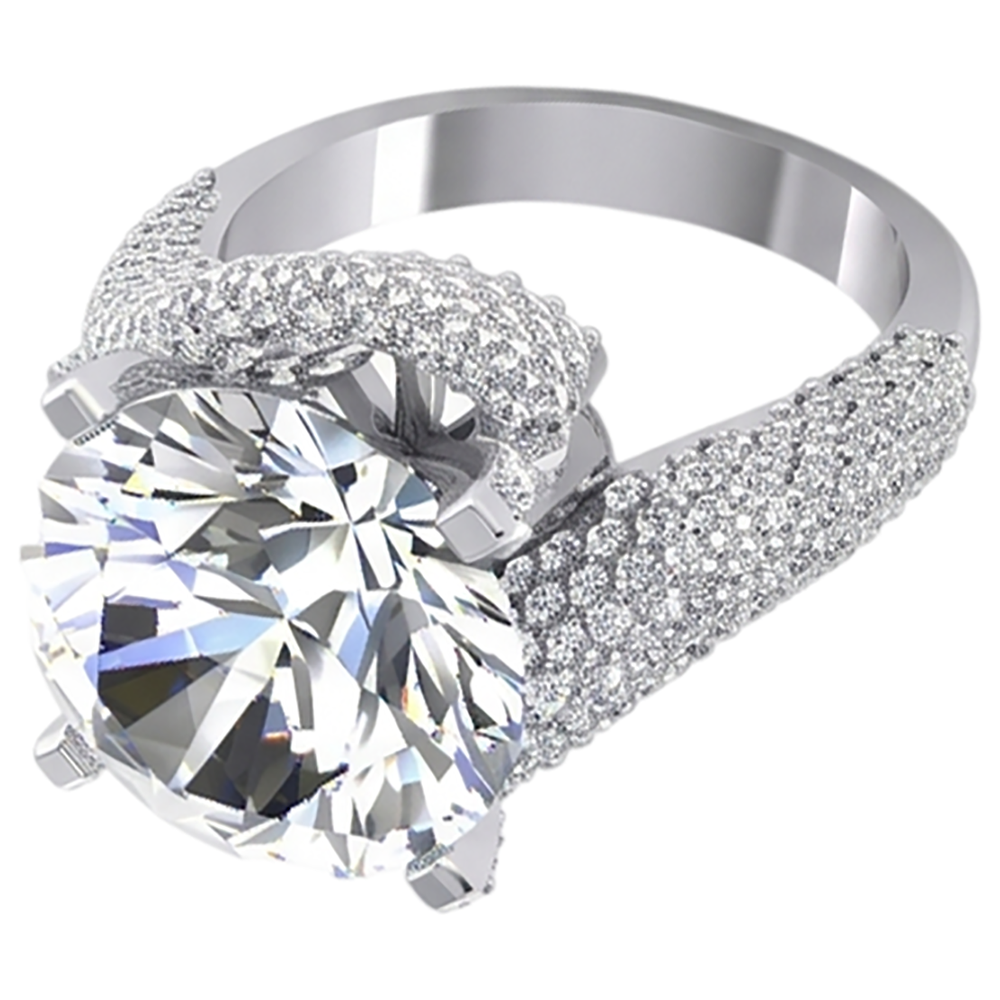 50K Natural Earth Mined Diamond ( Not Lab Grown ) Ring