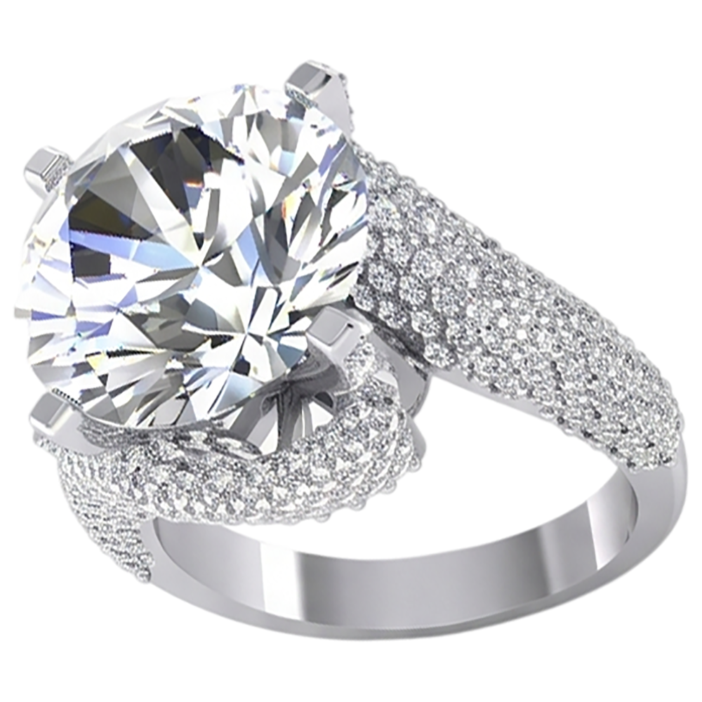 50K Natural Earth Mined Diamond ( Not Lab Grown ) Ring