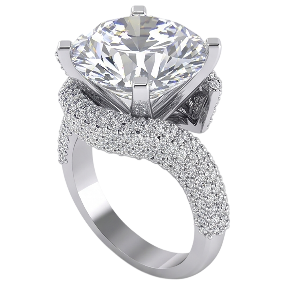 50K Natural Earth Mined Diamond ( Not Lab Grown ) Ring