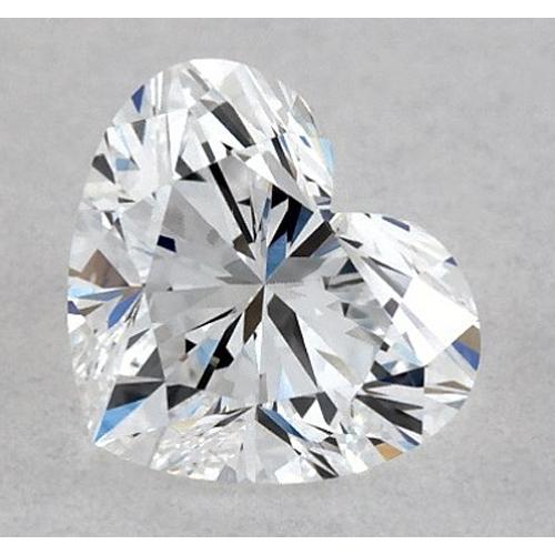 Heart Shape Fine Diamond ring in Gold – main view