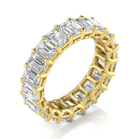 Eternity Band 14 Karat Yellow Gold with Brilliant Diamond – main view
