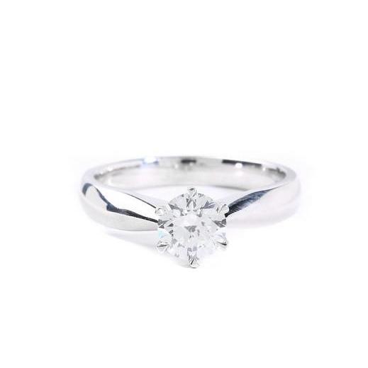 6 Prong Set Gorgeous 2.25 Ct Solitaire Real Diamond Wedding Ring
