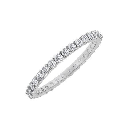 7 Ct Round Shaped Genuine Diamonds Bangle White Gold 14K - Bangle-harrychadent.ca