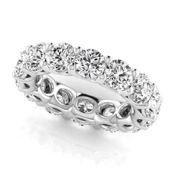 Round Brilliant Fine Diamond Eternity Band – 7 ct in 14 Karat