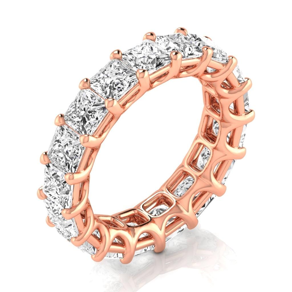 Custom Fine Diamond Eternity Band 8.5 ct – main view