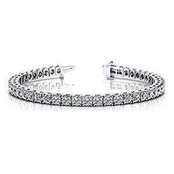 8.80 Ct Round Lab Grown Diamonds Tennis Bracelet Lady Men Gold Jewelry