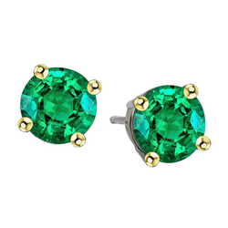 Handcrafted Gemstone Earring with GIA-Certified Fine Emerald – 4