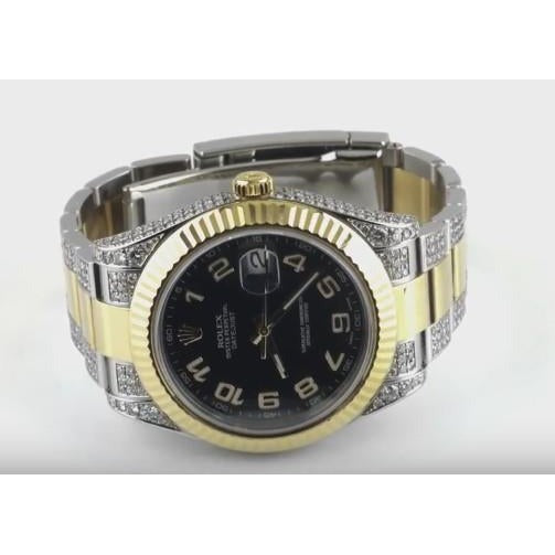 41Mm Mens Watch Black Dial