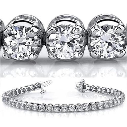 8 Carat Tennis Bracelet With Round Lab Grown Diamond