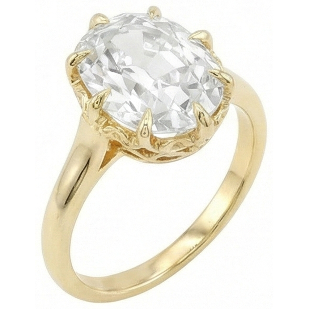 9 Carat Stylish Natural Earth Mined Diamond ( Not Lab Grown ) Ring