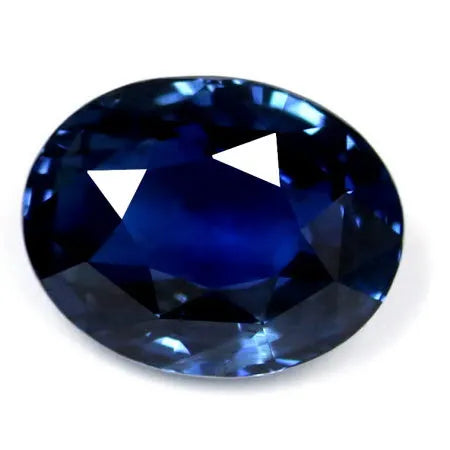 Real Blue Sapphire Gemstone – main view