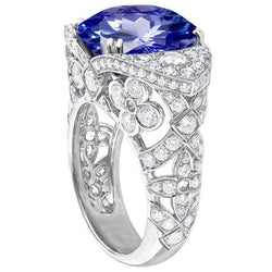 9 Carat Sapphire Natural Earth Mined Diamond Ring