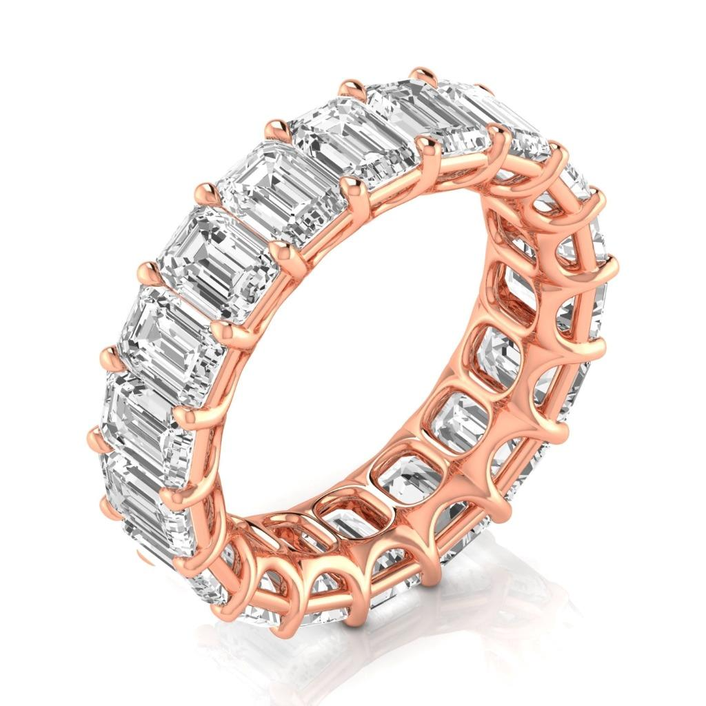 Brilliant Diamond Eternity Band – side view