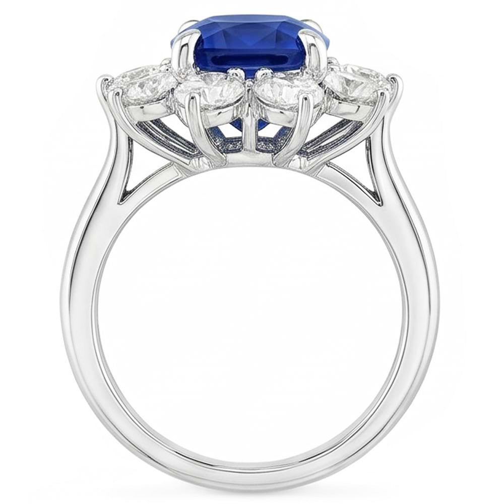 Affordable Sapphire Engagement Ring
