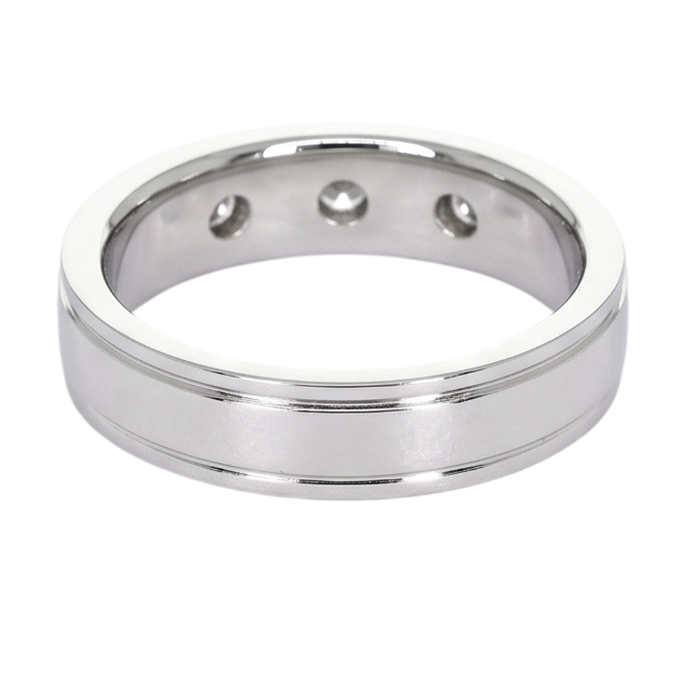 Anniversary Band 0.75 Carats Round Real Natural Earth Mined Diamond ( Not Lab Grown ) White Gold 14K