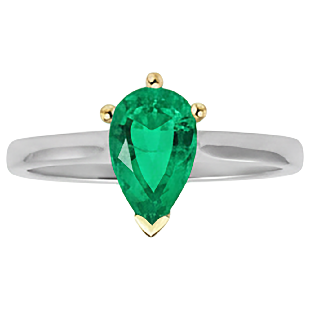 Elegant Colored Stone Ring 1.50 ct – front view