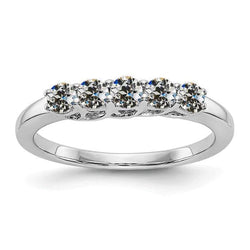 Anniversary Band Round Old Mine Cut Lab Grown Diamond White Gold 2.50 Carats