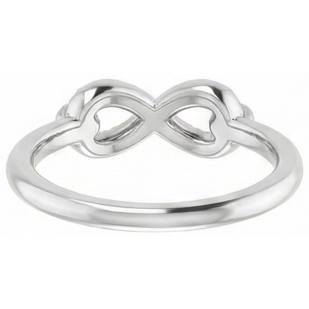 Anniversary Wedding Band Green Emerald 0.25 Carats Infinity Jewelry New