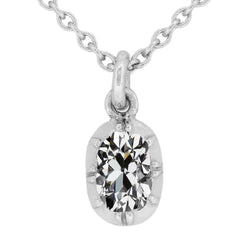 Custom Fine Diamond Pendant 2 ct – 14 Karat White Gold