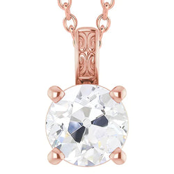 Antique Look 5 Carat Genuine Diamond Pendant