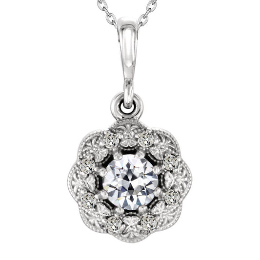 Diamond Halo 2.50-ct 14K White Gold – main view