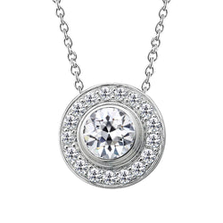 Genuine Antique Brilliant Diamond Halo 4 ct