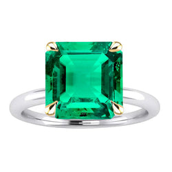 Premium Precious Stone Ring with GIA-Certified Emerald – 5 ct