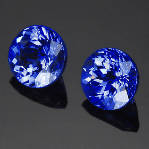 Timeless Blue Tanzanite Loose Sapphires Natural 8 ct – side view