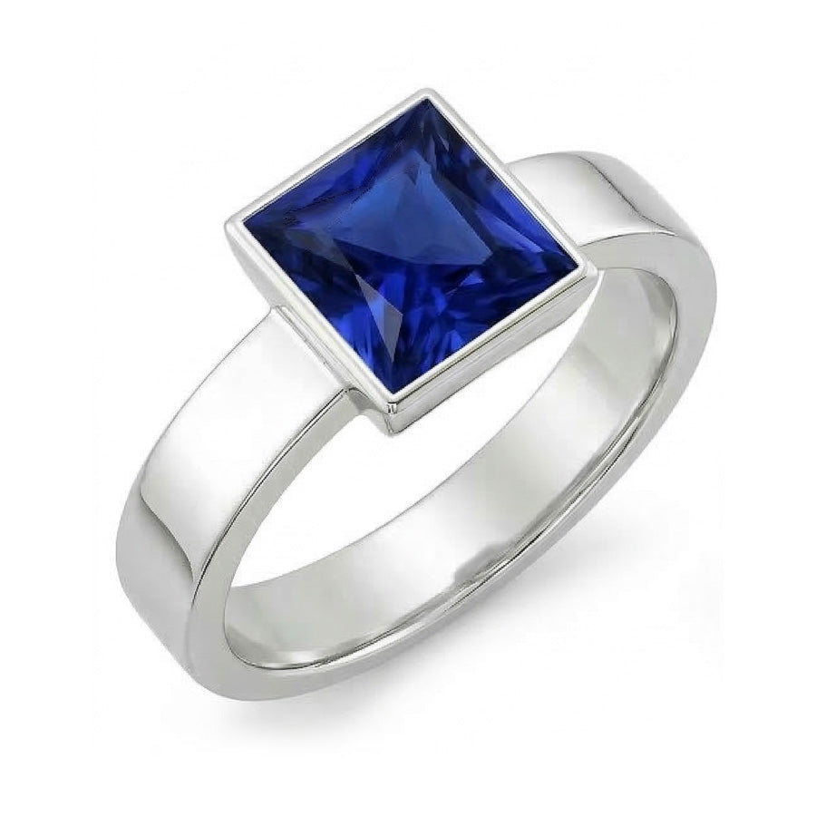 natural princess sapphire 5ct watch close up detail