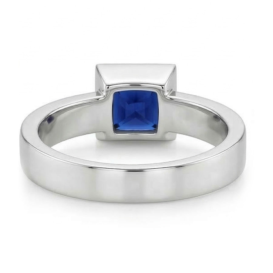 natural princess sapphire 5ct watch profile view