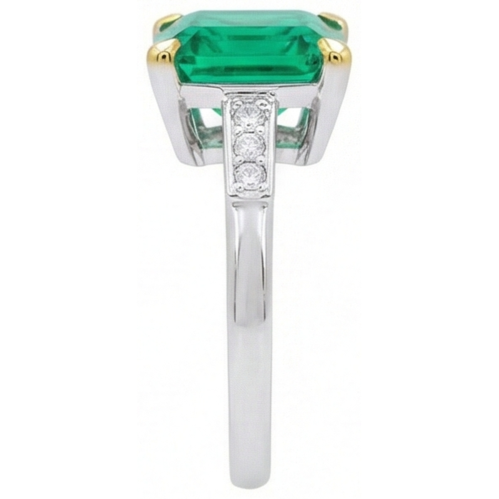 Luxurious Gemstone Ring 5 ct – profile view