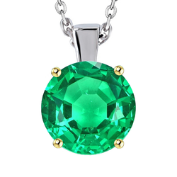 Handcrafted Colombian Emerald Gemstone Pendant 5.50 ct