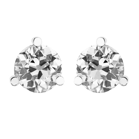 Big 7 Ct Natural Diamond Studs Earrings