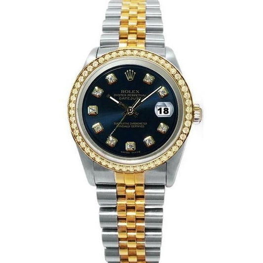 Rolex Datejust Watch Solid Gold & Steel