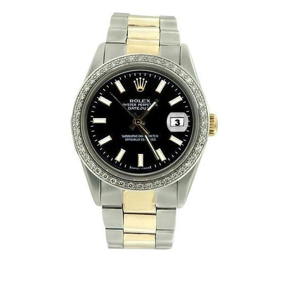 Men Oyster Rolex Datejust Watch QUICK SET