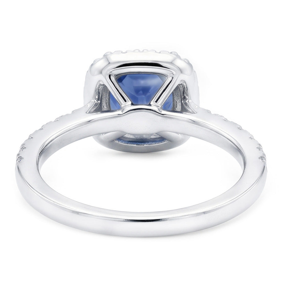 Blue Sapphire Engagement Ring